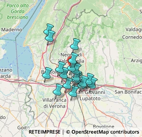 Mappa Viale del Lavoro, 37024 Arbizzano-Santa Maria VR, Italia (9.80722)