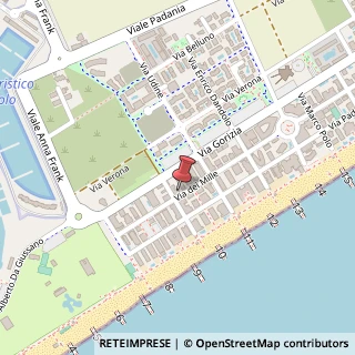 Mappa Via dei Mille, 80, 30016 Jesolo, Venezia (Veneto)
