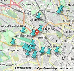 Mappa Via Aldo Rossi, 20149 Milano MI, Italia (2.0385)