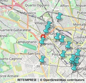 Mappa Via Aldo Rossi, 20149 Milano MI, Italia (2.24143)