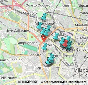 Mappa Via Aldo Rossi, 20149 Milano MI, Italia (1.595)