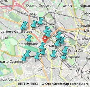 Mappa Via Aldo Rossi, 20149 Milano MI, Italia (1.52053)