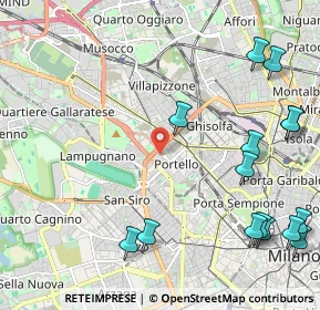 Mappa Via Aldo Rossi, 20149 Milano MI, Italia (2.906)