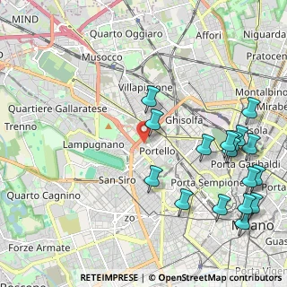 Mappa Via Aldo Rossi, 20149 Milano MI, Italia (2.66529)
