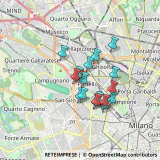 Mappa Via Aldo Rossi, 20149 Milano MI, Italia (1.40765)