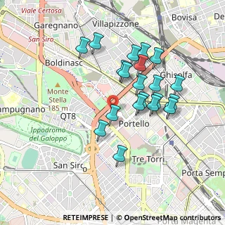 Mappa Via Aldo Rossi, 20149 Milano MI, Italia (0.8245)