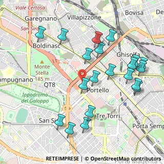 Mappa Via Aldo Rossi, 20149 Milano MI, Italia (1.1095)