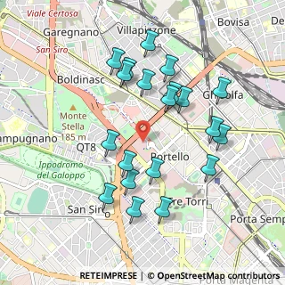 Mappa Via Aldo Rossi, 20149 Milano MI, Italia (0.9295)