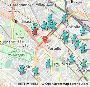 Mappa Via Aldo Rossi, 20149 Milano MI, Italia (1.1655)