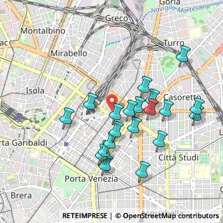 Mappa Piazza 20124, 20124 Milano MI, Italia (0.9225)