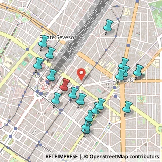 Mappa Piazza 20124, 20124 Milano MI, Italia (0.5625)