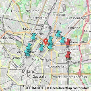 Mappa Piazza 20124, 20124 Milano MI, Italia (1.56167)