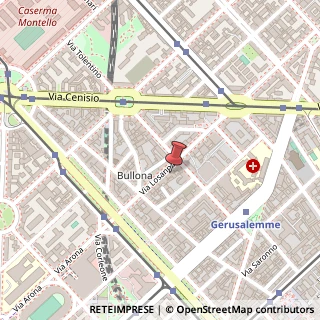 Mappa Via Losanna, 16, 20154 Milano, Milano (Lombardia)