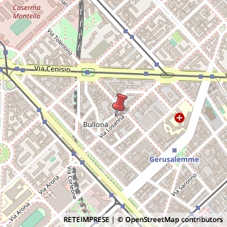 Mappa Via Losanna, 15, 20154 Milano, Milano (Lombardia)