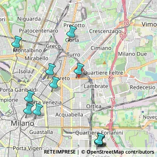 Mappa Via Porpora Via Teodosio, 20131 Milano MI, Italia (2.94833)