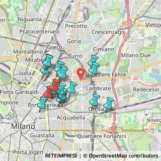 Mappa Via Porpora Via Teodosio, 20131 Milano MI, Italia (1.6375)
