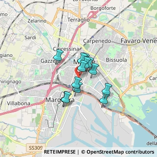 Mappa Vicolo Mario Rapisardi, 30172 Venezia VE, Italia (1.04308)