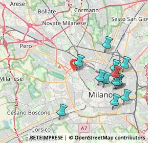 Mappa Via Marcantonio Colonna, 20149 Milano MI, Italia (4.25385)