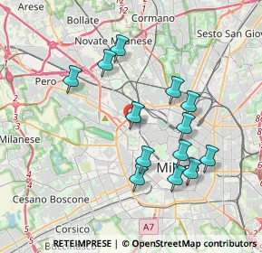 Mappa Via Marcantonio Colonna, 20149 Milano MI, Italia (3.52077)
