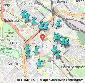 Mappa Via Marcantonio Colonna, 20149 Milano MI, Italia (0.89)