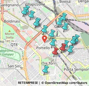Mappa Via Marcantonio Colonna, 20149 Milano MI, Italia (0.965)