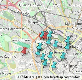 Mappa Via Marcantonio Colonna, 20149 Milano MI, Italia (1.71438)
