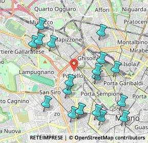 Mappa Via Marcantonio Colonna, 20149 Milano MI, Italia (2.25579)