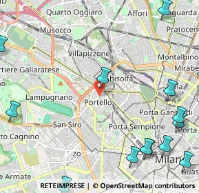 Mappa Via Marcantonio Colonna, 20149 Milano MI, Italia (3.40938)