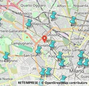 Mappa Via Marcantonio Colonna, 20149 Milano MI, Italia (3.00588)