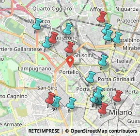 Mappa Via Marcantonio Colonna, 20149 Milano MI, Italia (2.2865)