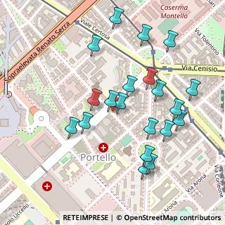 Mappa Via Marcantonio Colonna, 20149 Milano MI, Italia (0.246)