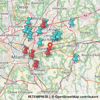 Mappa Piazza margherita Hack, 20096 Pioltello MI, Italia (7.16059)