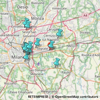 Mappa Piazza margherita Hack, 20096 Pioltello MI, Italia (7.57154)
