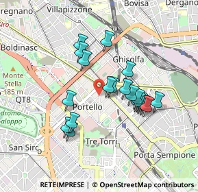 Mappa Via Ruggero di Lauria, 20149 Milano MI, Italia (0.754)