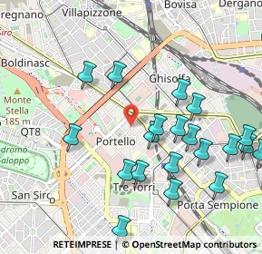 Mappa Via Ruggero di Lauria, 20149 Milano MI, Italia (1.104)