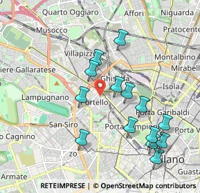 Mappa Via Ruggero di Lauria, 20149 Milano MI, Italia (1.95071)