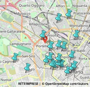 Mappa Via Ruggero di Lauria, 20149 Milano MI, Italia (2.271)