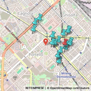Mappa Via Ruggero di Lauria, 20149 Milano MI, Italia (0.4145)