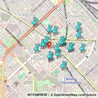 Mappa Via Ruggero di Lauria, 20149 Milano MI, Italia (0.3635)