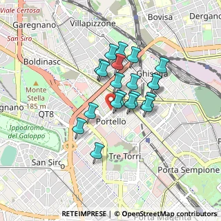 Mappa Viale Teodorico, 20149 Milano MI, Italia (0.644)