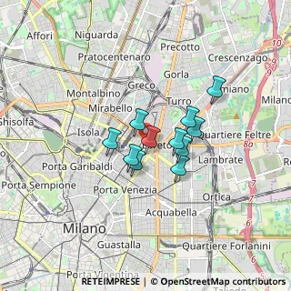 Mappa Via Giovanni Pierluigi da Palestrina, 20124 Milano MI, Italia (1.09545)