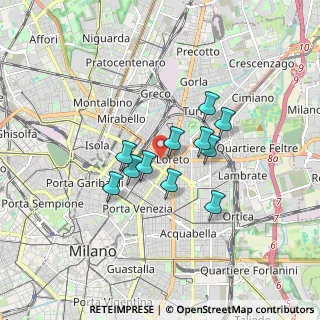 Mappa Via Giovanni Pierluigi da Palestrina, 20124 Milano MI, Italia (1.25)