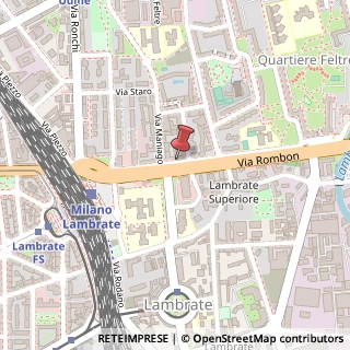 Mappa Via Rombon, 29, 20134 Milano, Milano (Lombardia)