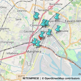 Mappa Via Buccari, 30100 Venezia VE, Italia (1.43636)