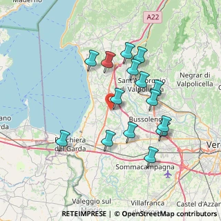 Mappa Strada del Tione, 37017 Pastrengo , Italia (6.84667)