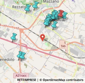 Mappa Via Pier Luigi Albini, 25080 Mazzano BS, Italia (2.113)
