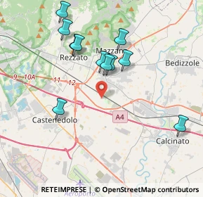 Mappa Via Pier Luigi Albini, 25080 Mazzano BS, Italia (3.77727)