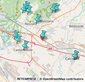 Mappa Via Pier Luigi Albini, 25080 Mazzano BS, Italia (5.08385)