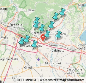 Mappa Via Pier Luigi Albini, 25080 Mazzano BS, Italia (5.9875)