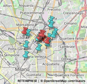 Mappa Via Sabaudia, 20124 Milano MI, Italia (0.93632)